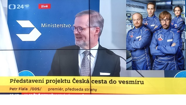 Velitel kosmického výzkumu Petr Picard Fiala představu český program dobývání vesmíru I LCC